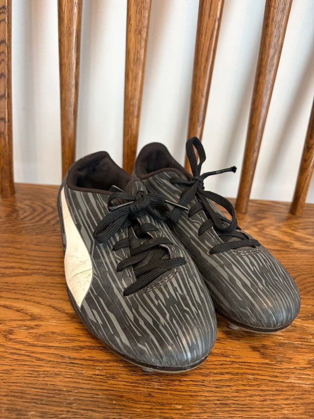 Puma Ultra Match FG/AG Soccer Cleats Black White Size 2